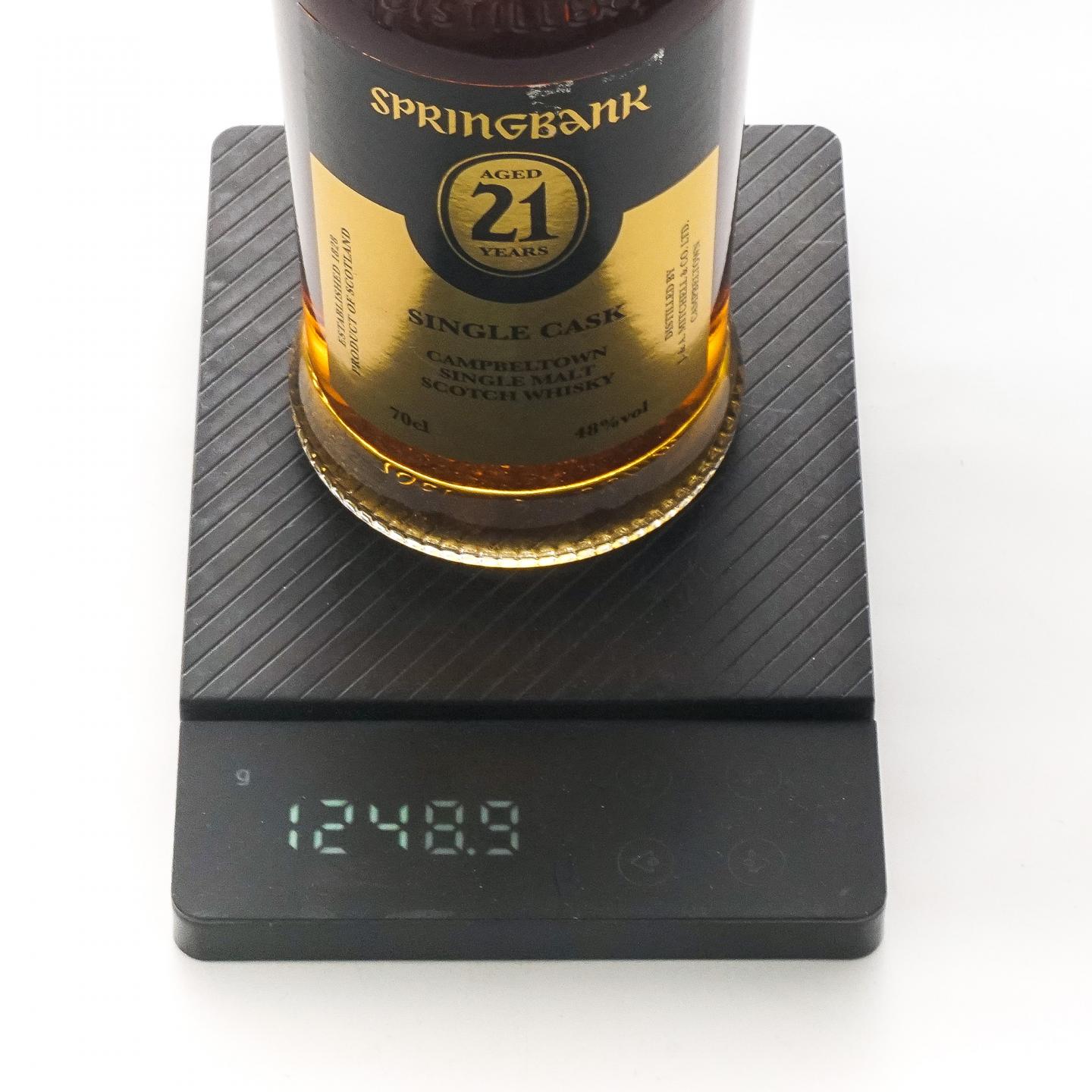 Springbank 云顶 21年 2016 单桶 48%