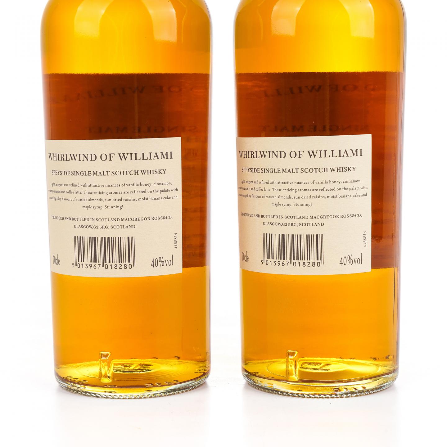 秘密斯佩塞 1992 Whirlwind of Williami 雪莉桶 单麦 2瓶组