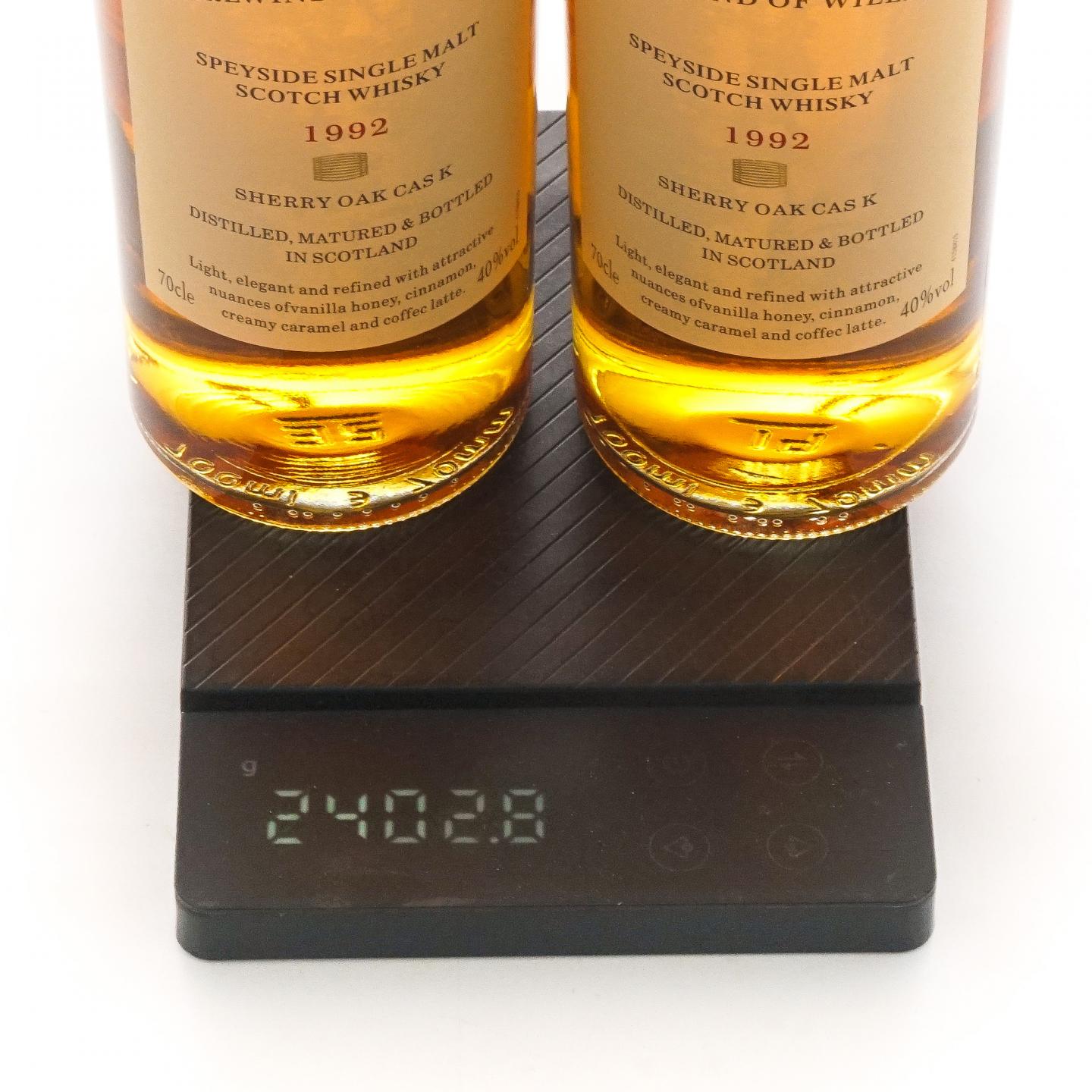 秘密斯佩塞 1992 Whirlwind of Williami 雪莉桶 单麦 2瓶组