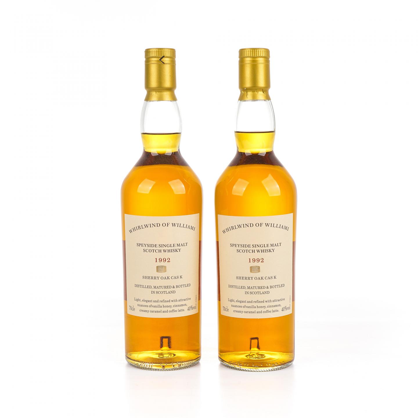 秘密斯佩塞 1992 Whirlwind of Williami 雪莉桶 单麦 2支组