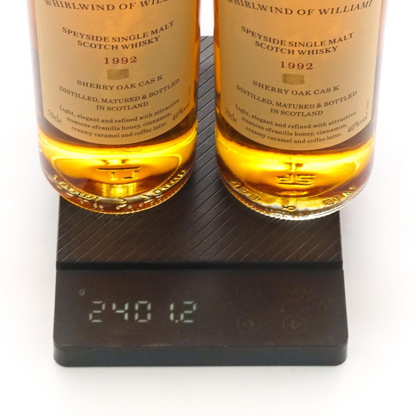 秘密斯佩塞 1992 Whirlwind of Williami 雪莉桶 单麦 2支组