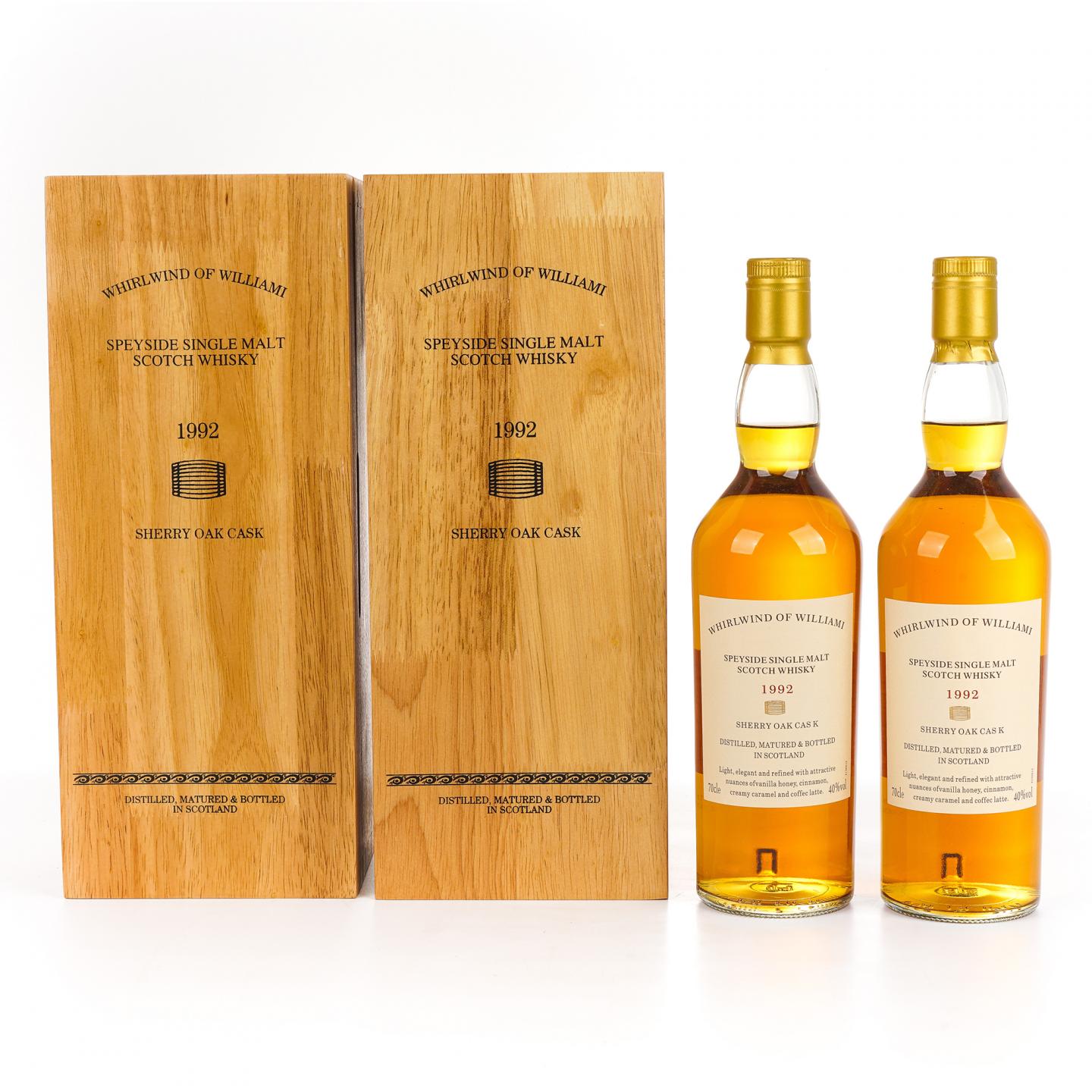 秘密斯佩塞 1992 Whirlwind of Williami 雪莉桶 2支组 单麦