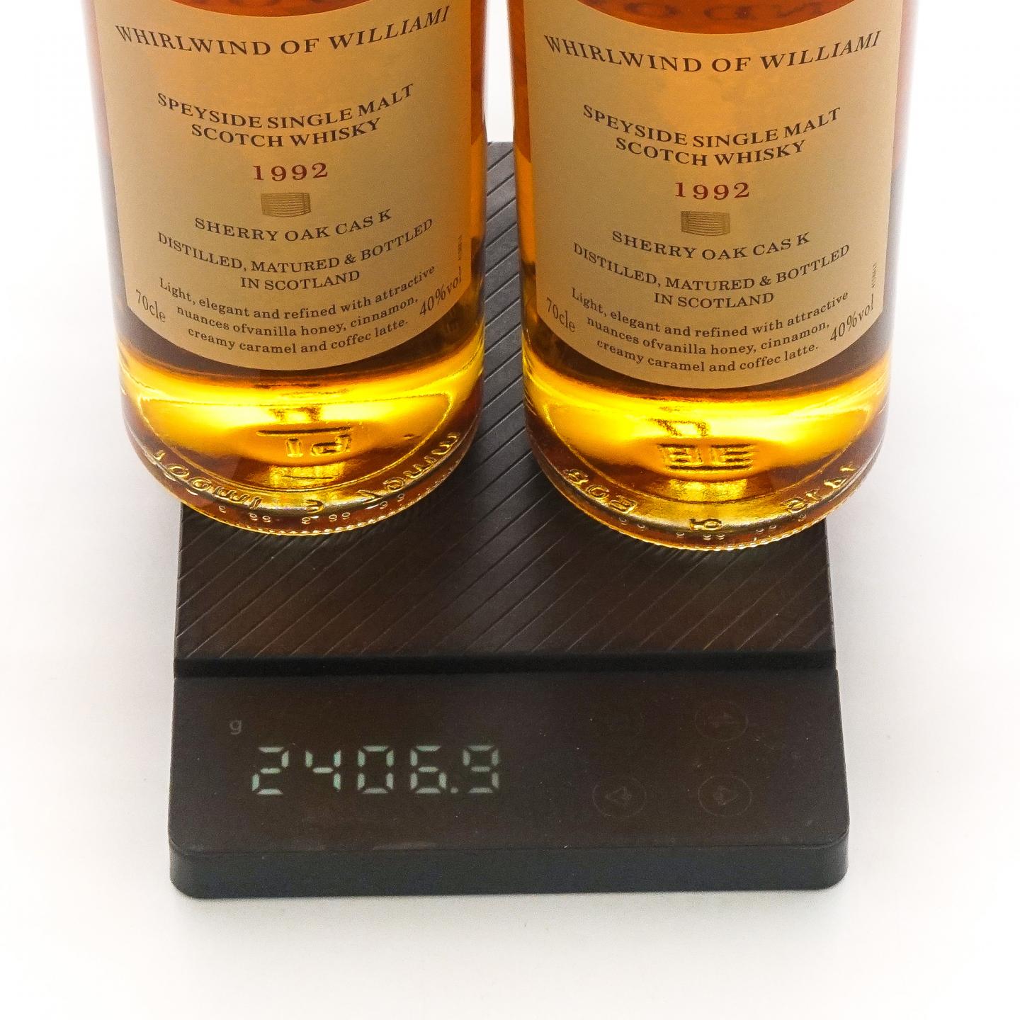 秘密斯佩塞 1992 Whirlwind of Williami 雪莉桶 2支组 单麦