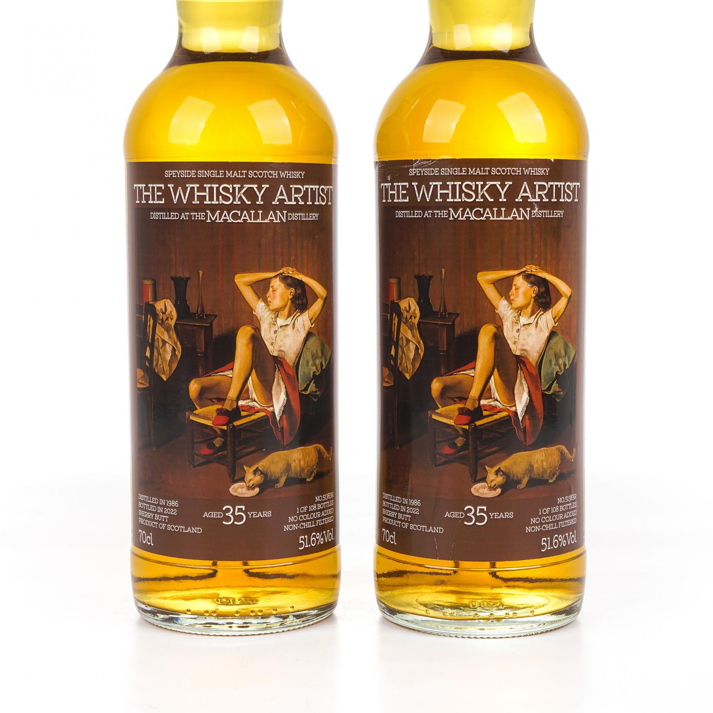 秘密斯佩塞 35年 1986-2022 雪莉桶#51383R 2支组