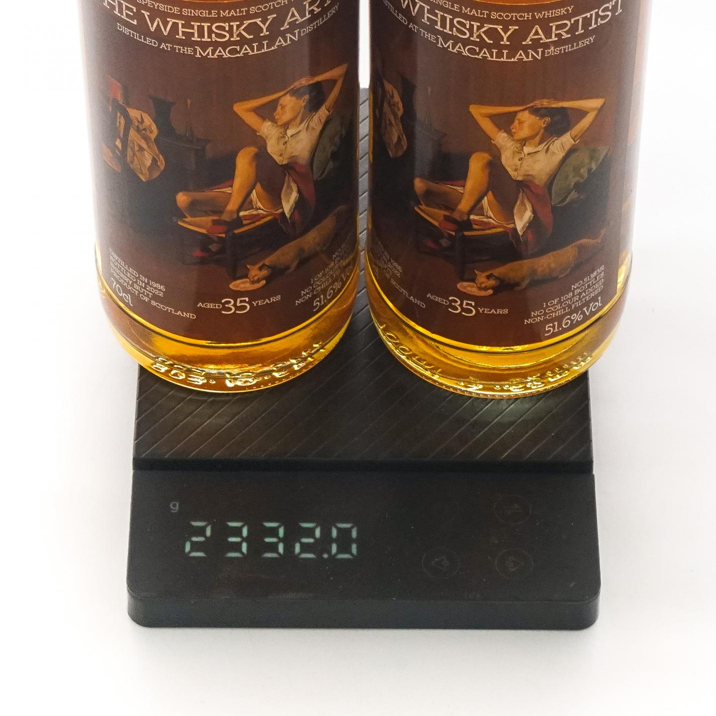 秘密斯佩塞 35年 1986-2022 雪莉桶#51383R 2支组