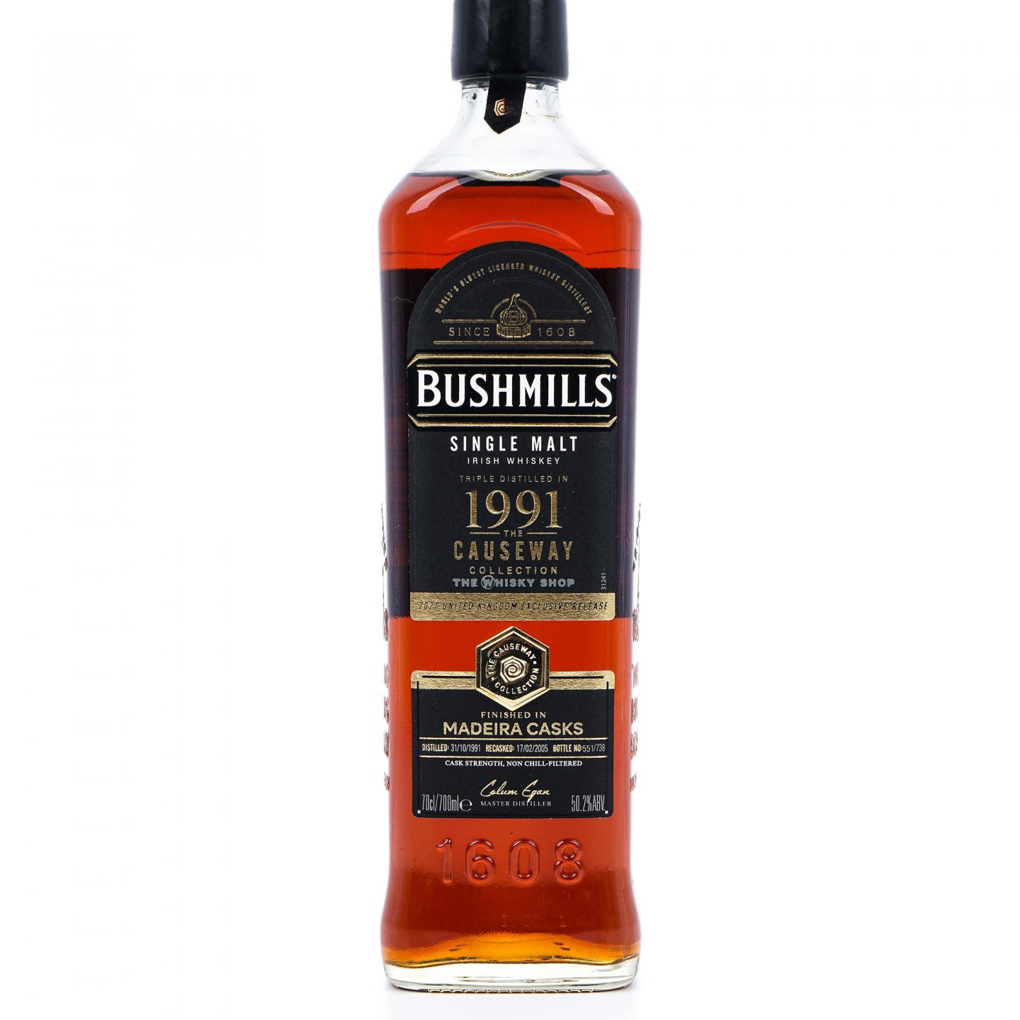 Bushmills 布什米尔 1991-2021 马德拉桶后熟 桶强
