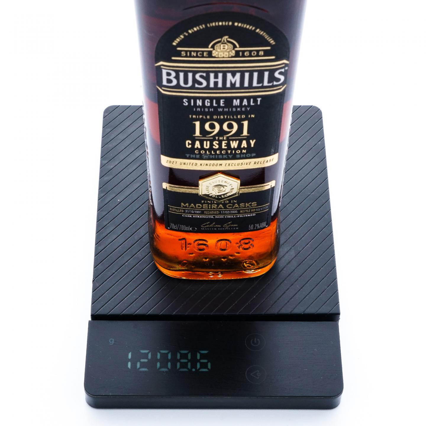 Bushmills 布什米尔 1991-2021 马德拉桶后熟 桶强