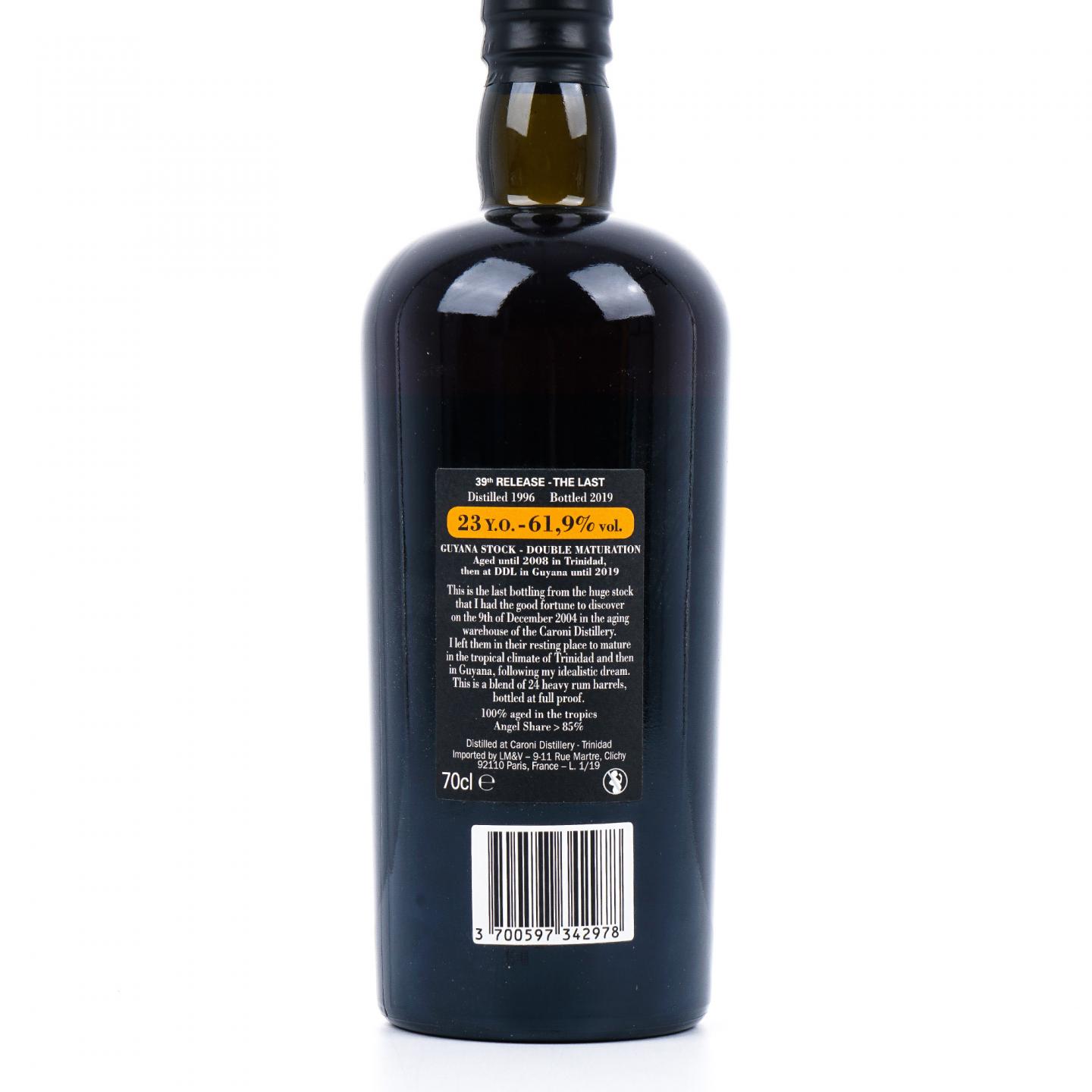 Caroni 23年 1996-2019 Full Proof Heavy Trinidad Rum 700ml