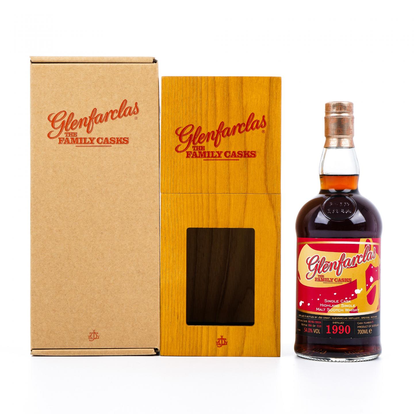 Glenfarclas 格兰花格 1990-2018 家族桶#8 非原盒
