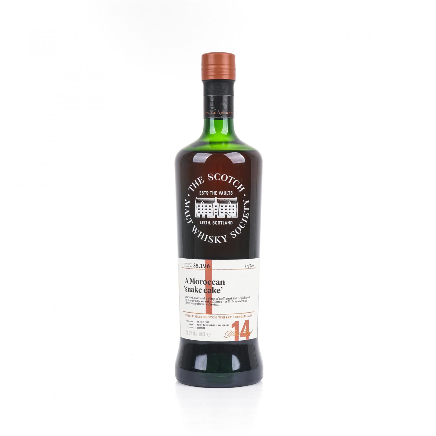 SMWS 35.196 格兰莫雷 14年 2003 霞多丽酒桶
