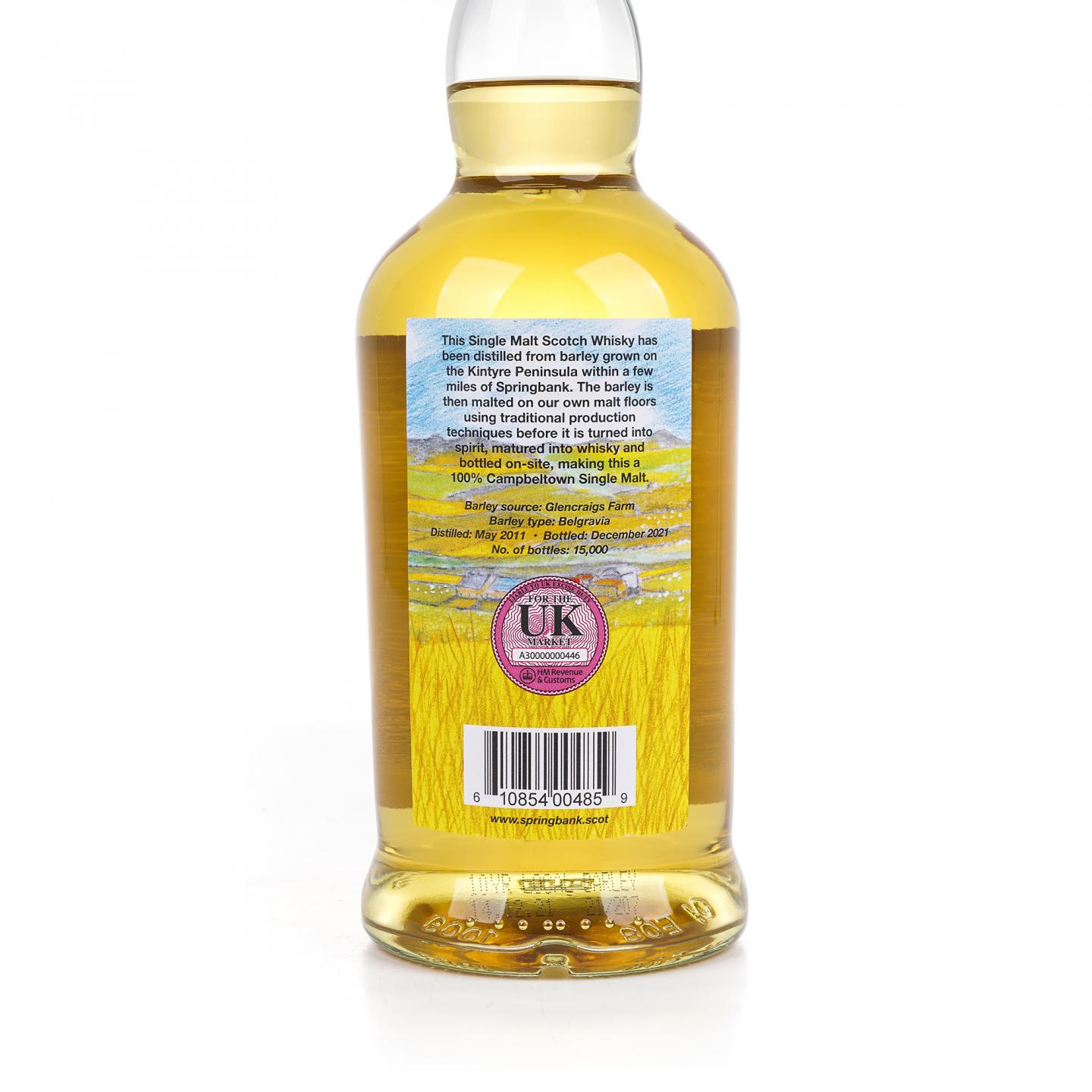 Springbank 云顶 10年 2021 本地大麦 700ml