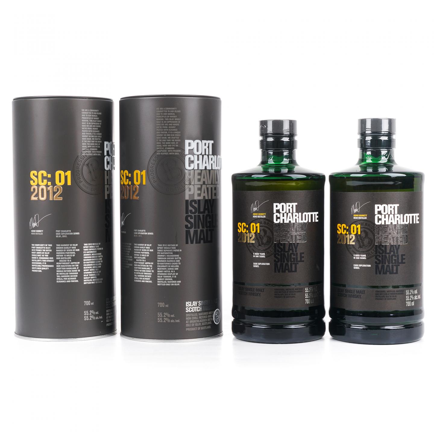 Bruichladdich 布赫拉迪 波夏 2012 橡木桶探索系列12版 2支组