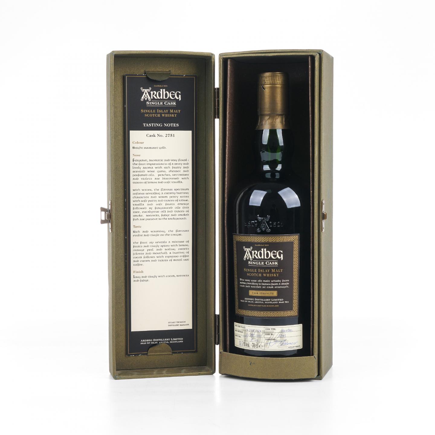 Ardbeg 阿贝 1974-2005 波本单桶#2743 桶强