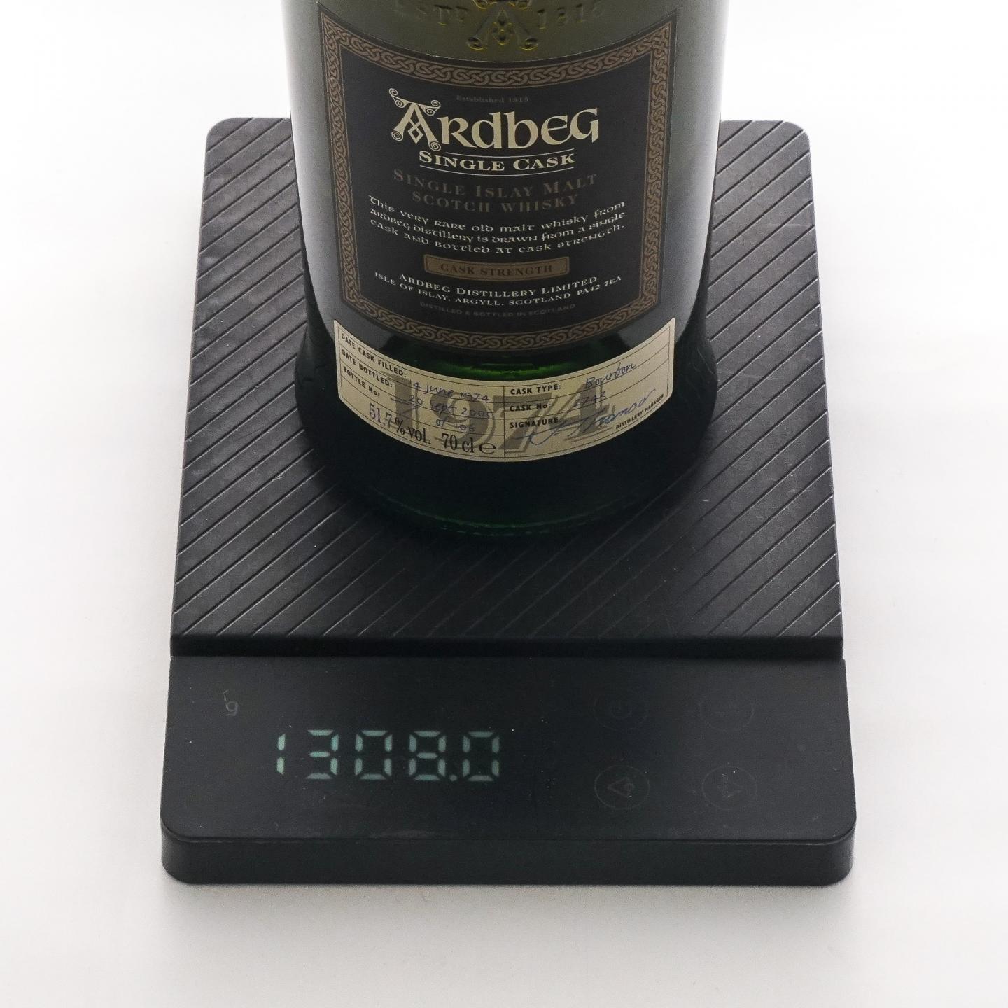 Ardbeg 阿贝 1974-2005 波本单桶#2743 桶强