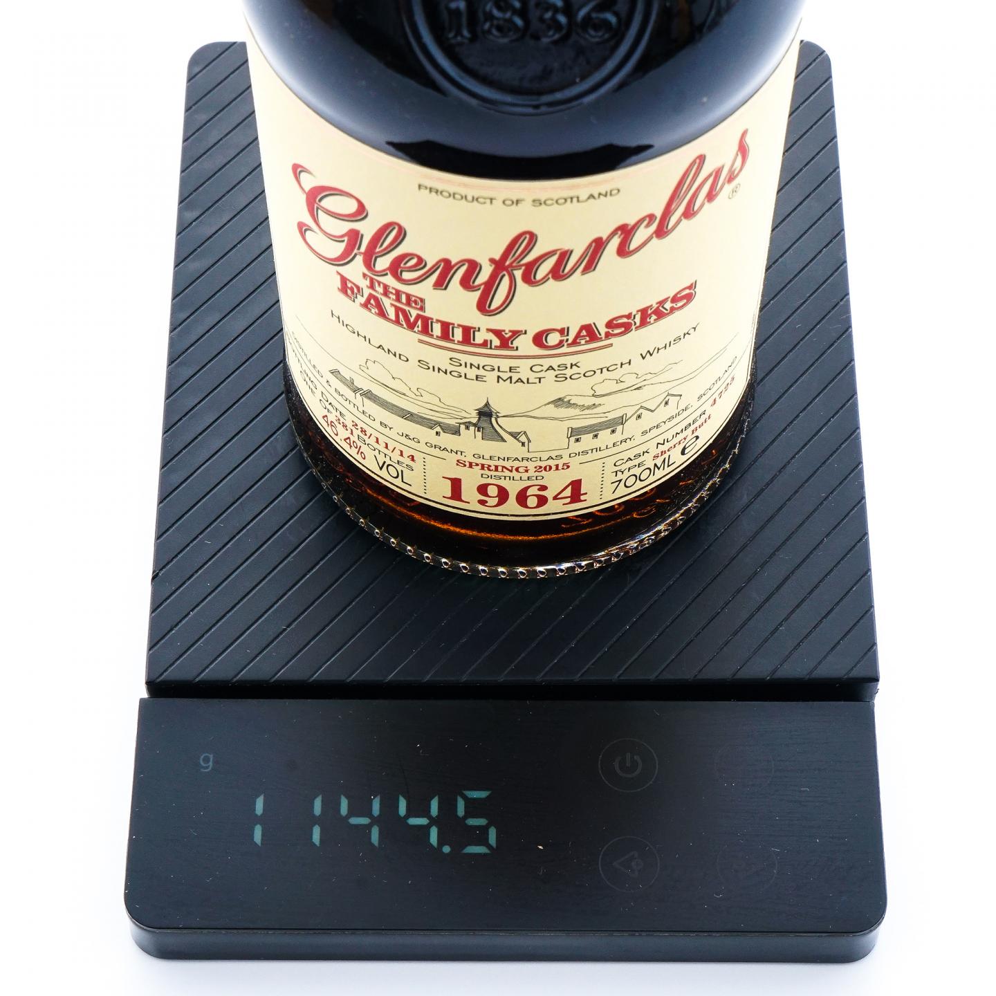 Glenfarclas 格兰花格 1964-2014 家族桶 雪莉桶#4725