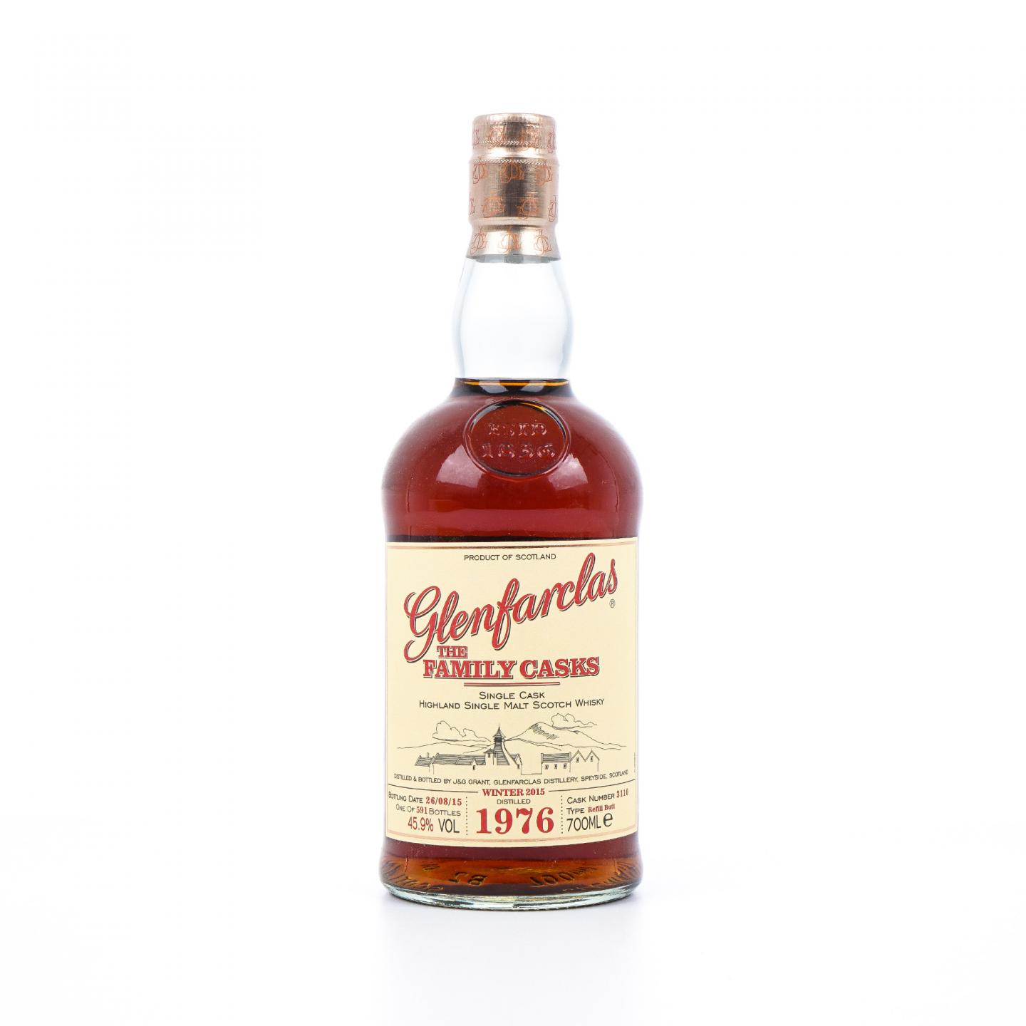 Glenfarclas 格兰花格 1976-2015 家族桶#3110