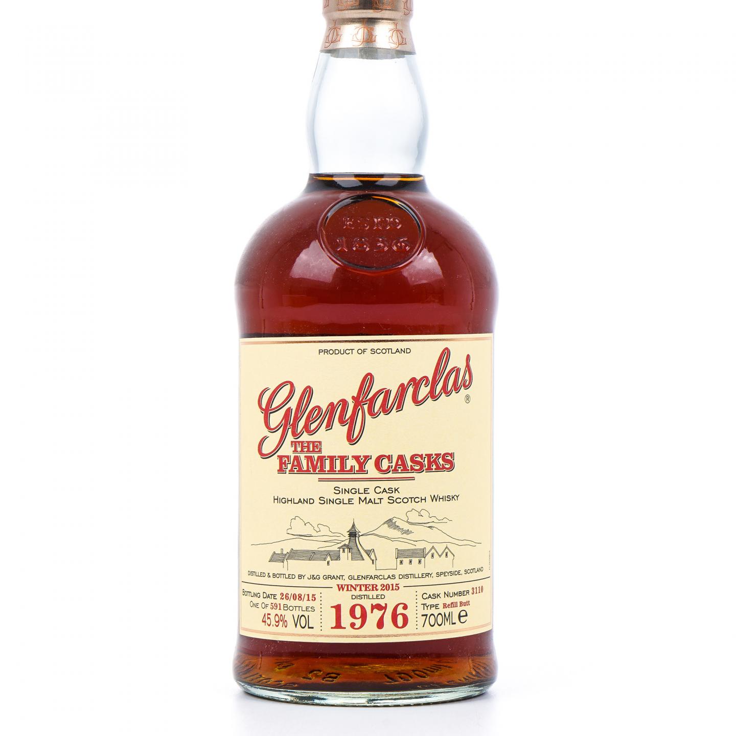 Glenfarclas 格兰花格 1976-2015 家族桶#3110