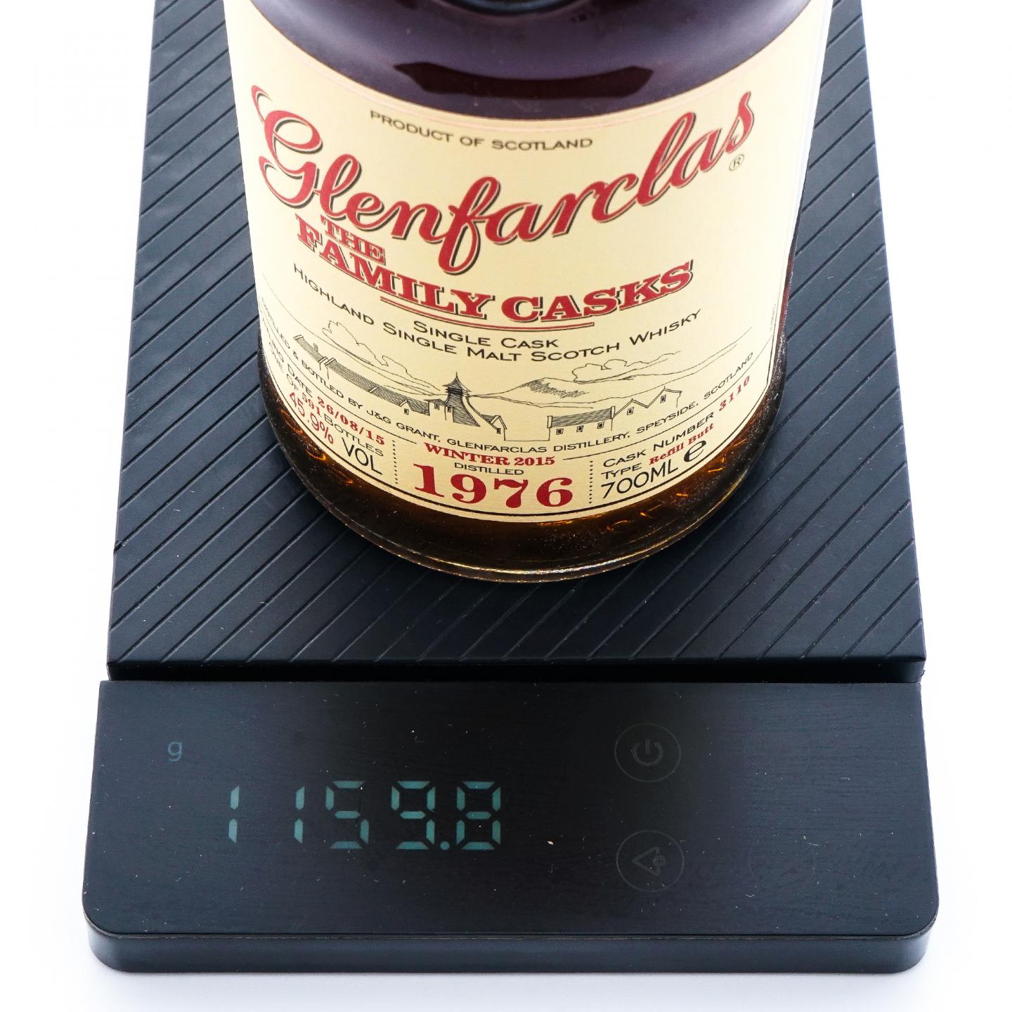 Glenfarclas 格兰花格 1976-2015 家族桶#3110