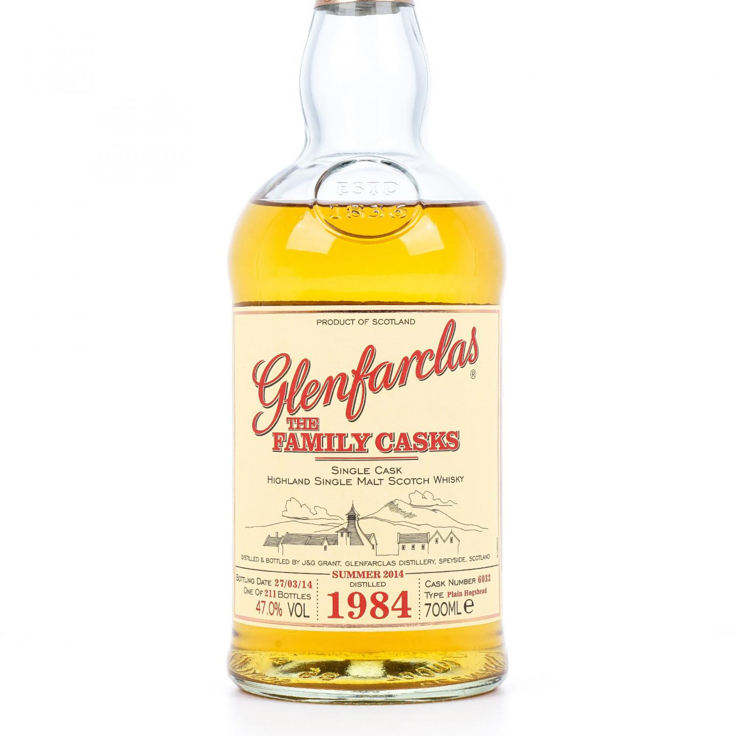Glenfarclas 格兰花格 1984-2014 家族桶#6032 单桶