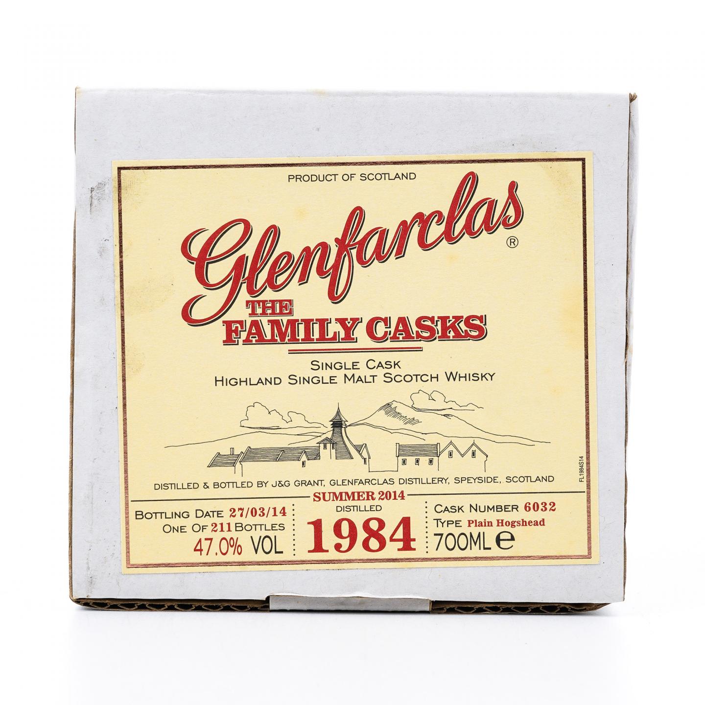 Glenfarclas 格兰花格 1984-2014 家族桶#6032 单桶