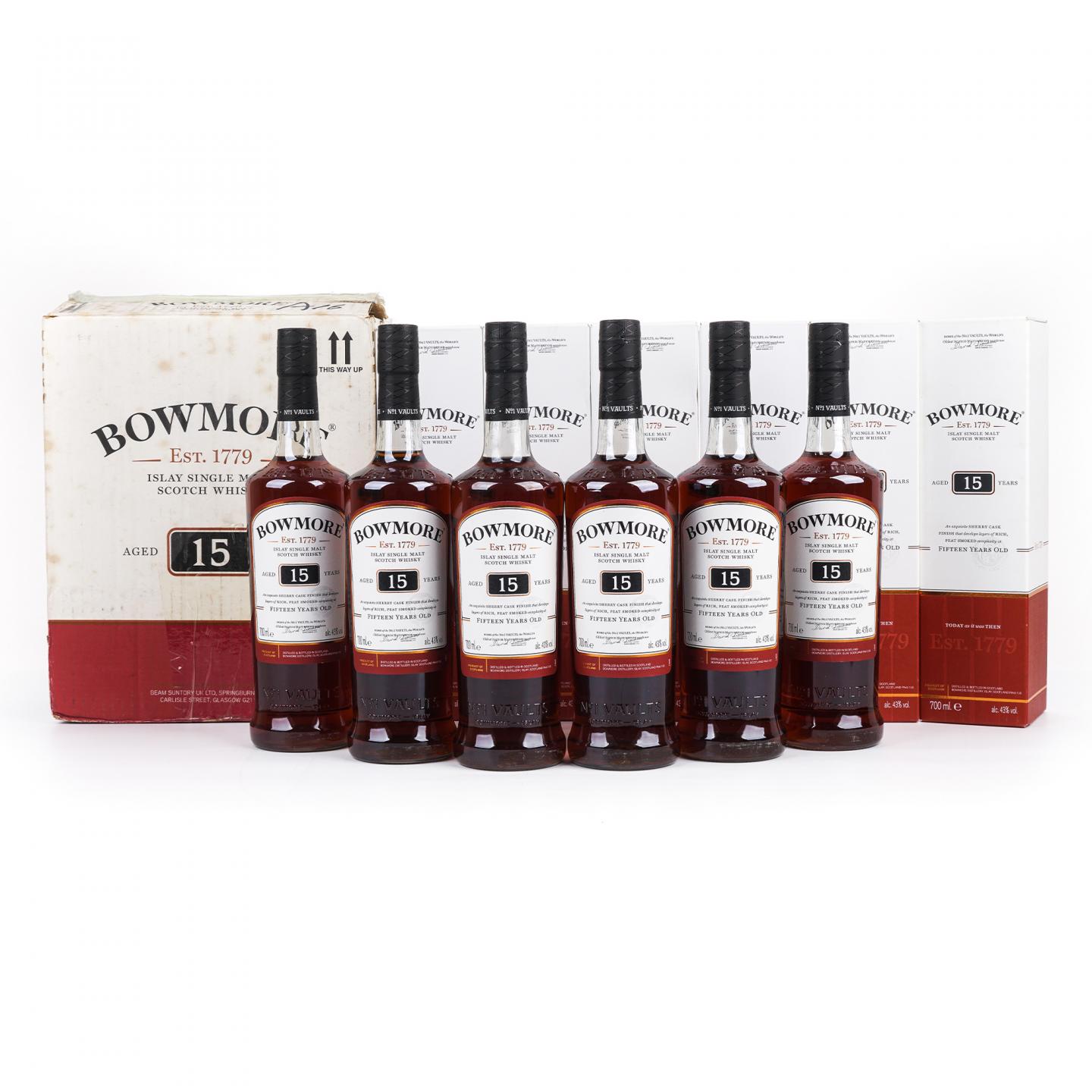 Bowmore 波摩 15年 雪莉桶后熟 6瓶组