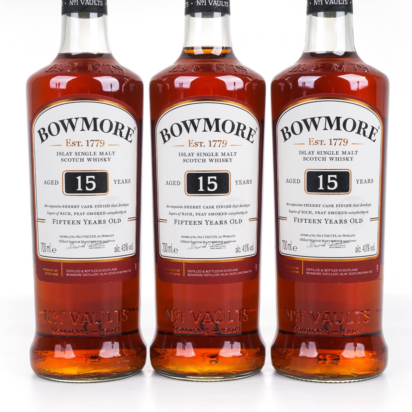 Bowmore 波摩 15年 雪莉桶后熟 6瓶组