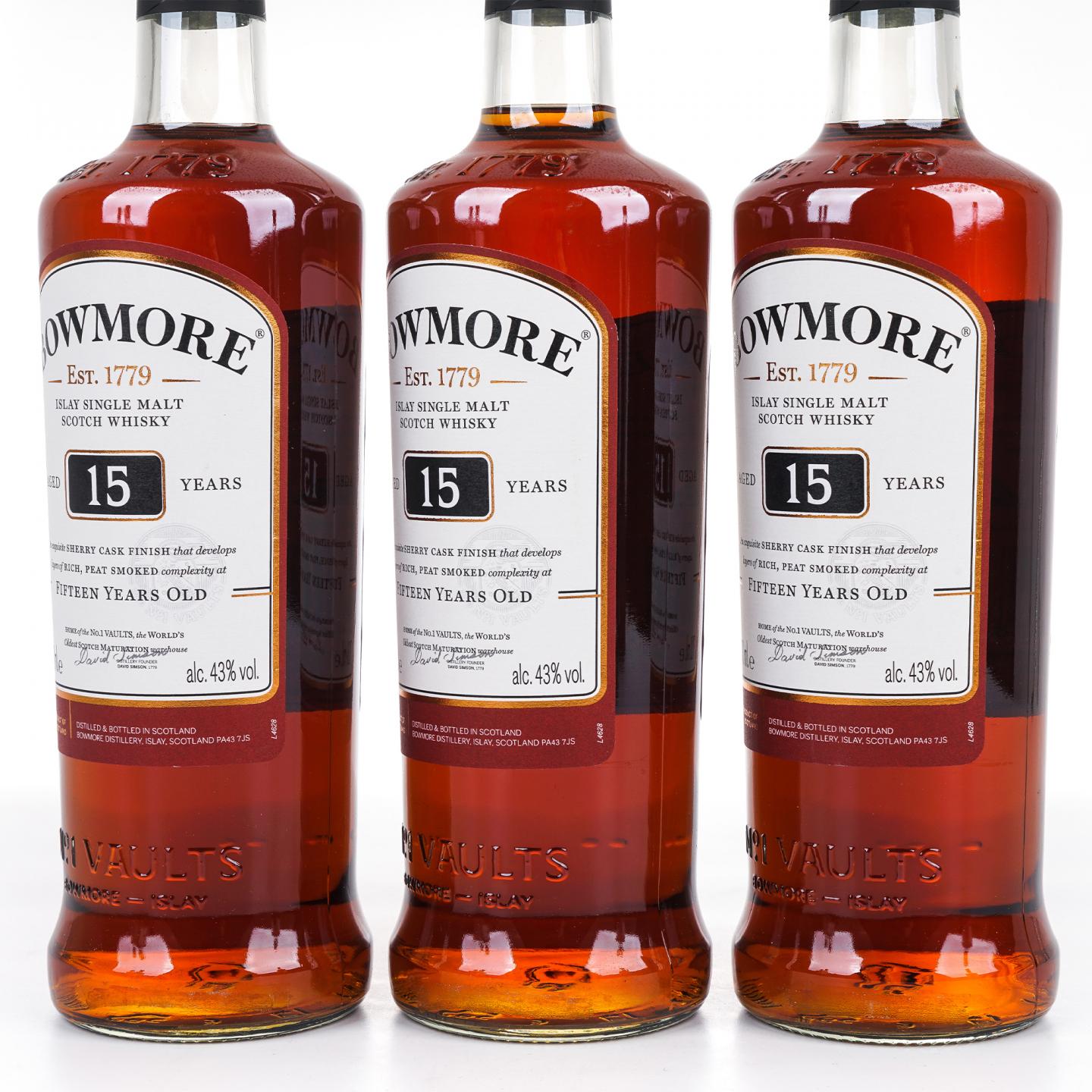 Bowmore 波摩 15年 雪莉桶后熟 6瓶组