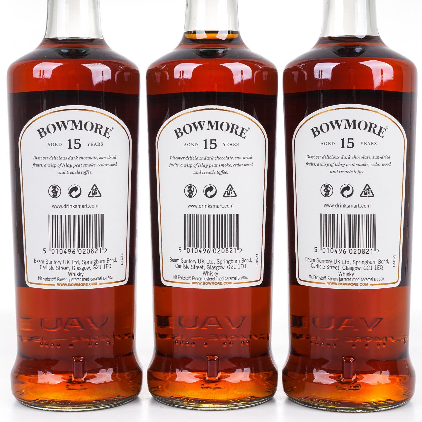 Bowmore 波摩 15年 雪莉桶后熟 6瓶组