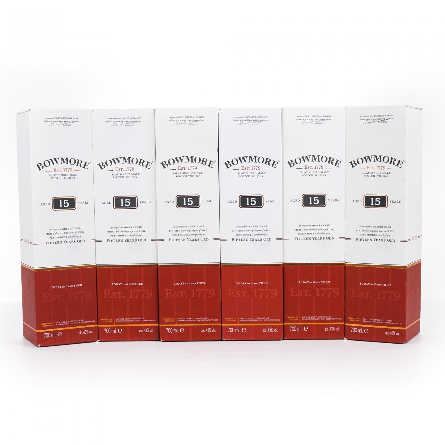 Bowmore 波摩 15年 雪莉桶后熟 6瓶组