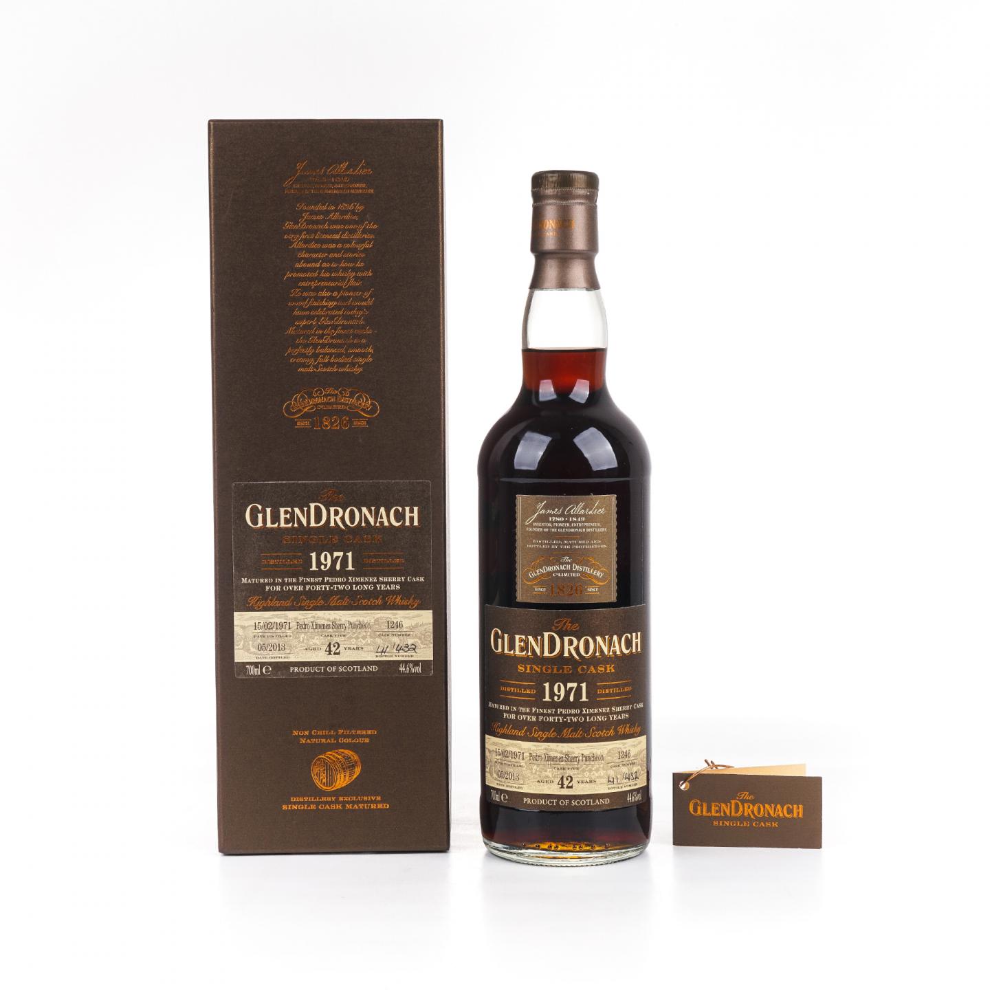 Glendronach 格兰多纳 42年 1971-2013 雪莉单桶#1246