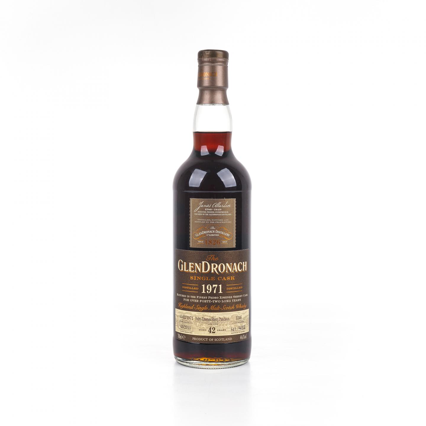 Glendronach 格兰多纳 42年 1971-2013 雪莉单桶#1246