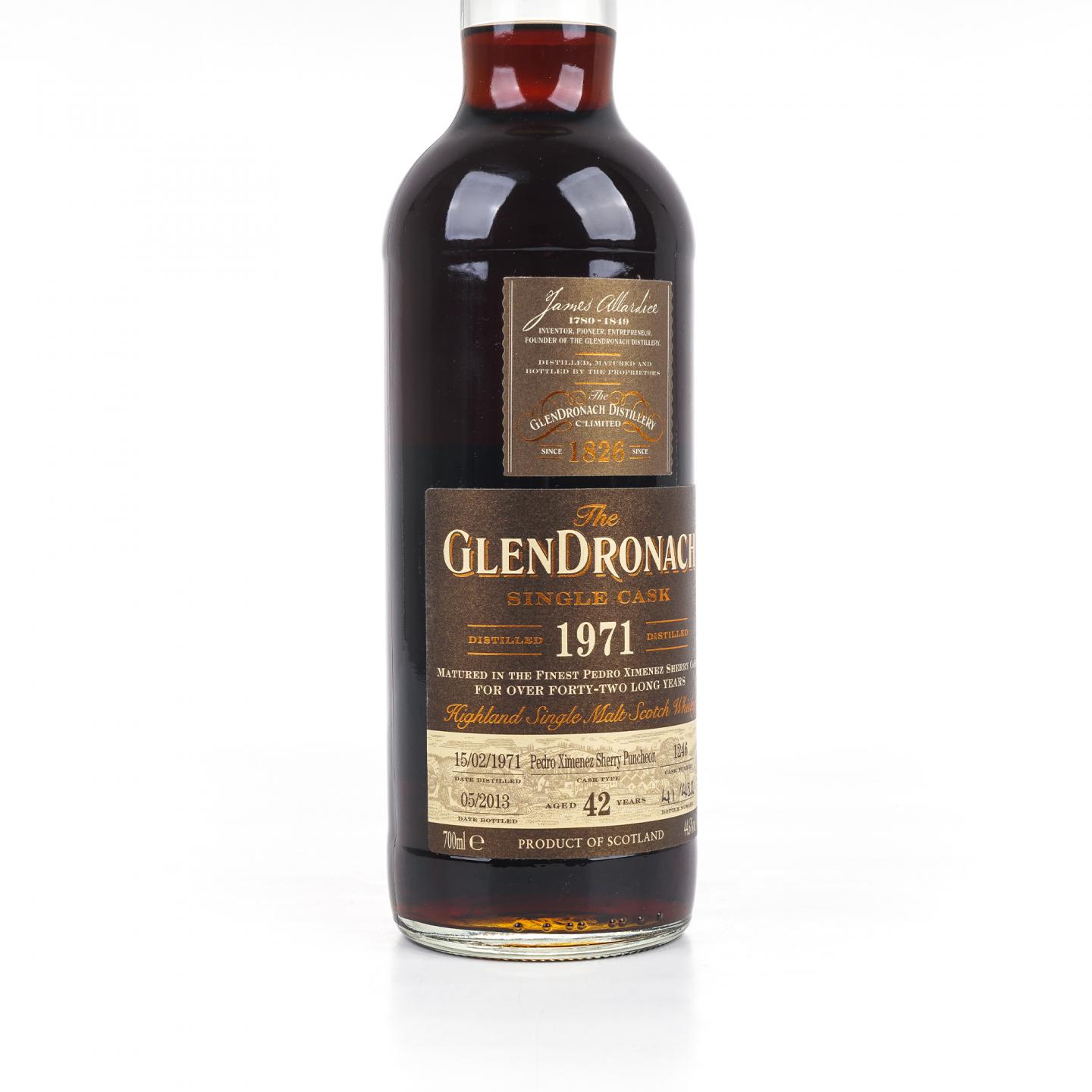 Glendronach 格兰多纳 42年 1971-2013 雪莉单桶#1246