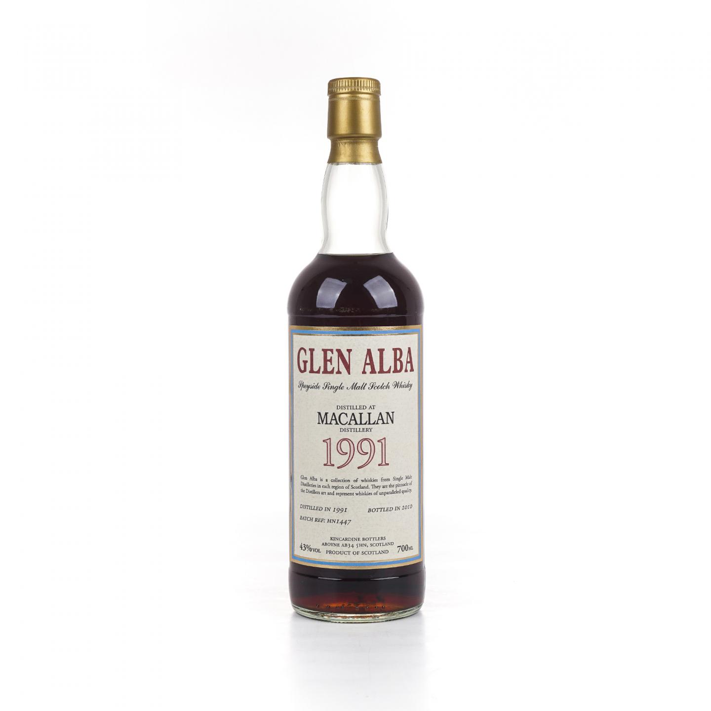 Macallan 麦卡伦 1991-2010 Glen Alba #HN1447