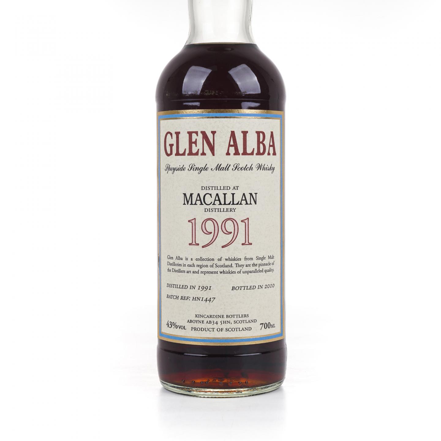 Macallan 麦卡伦 1991-2010 Glen Alba #HN1447