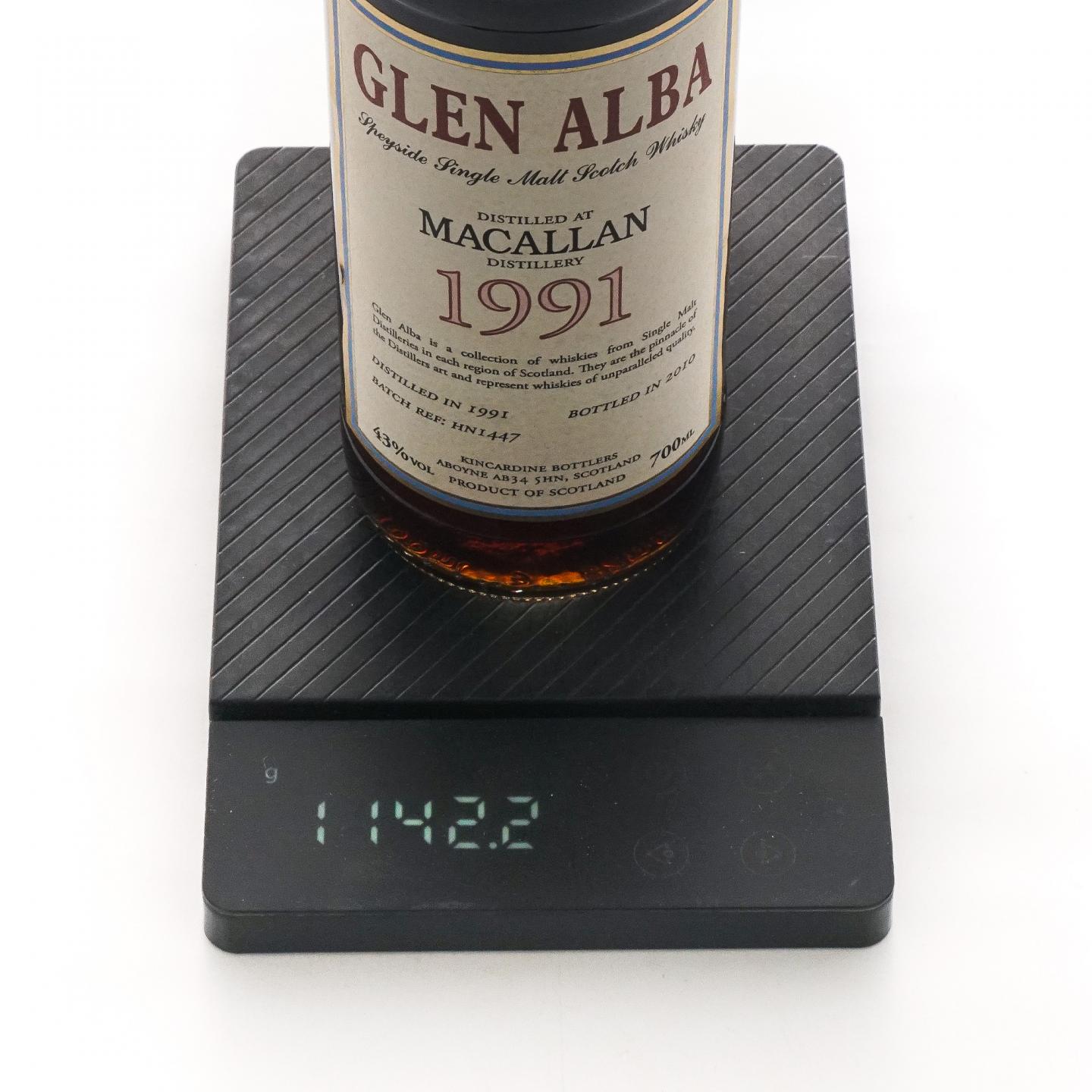 Macallan 麦卡伦 1991-2010 Glen Alba #HN1447