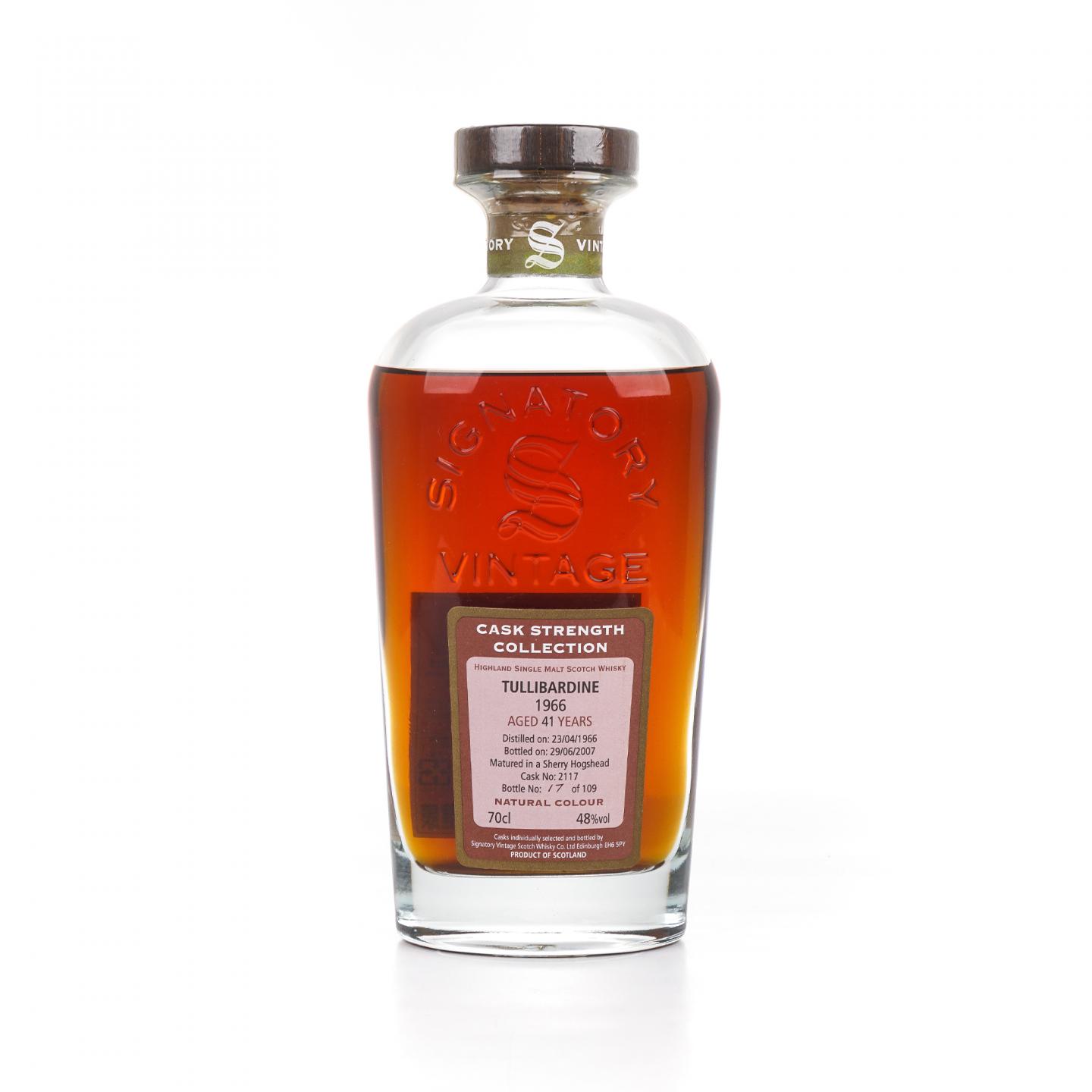 Tullibardine 图里巴丁 41年 1966-2007 SV 雪莉桶#2117 桶强