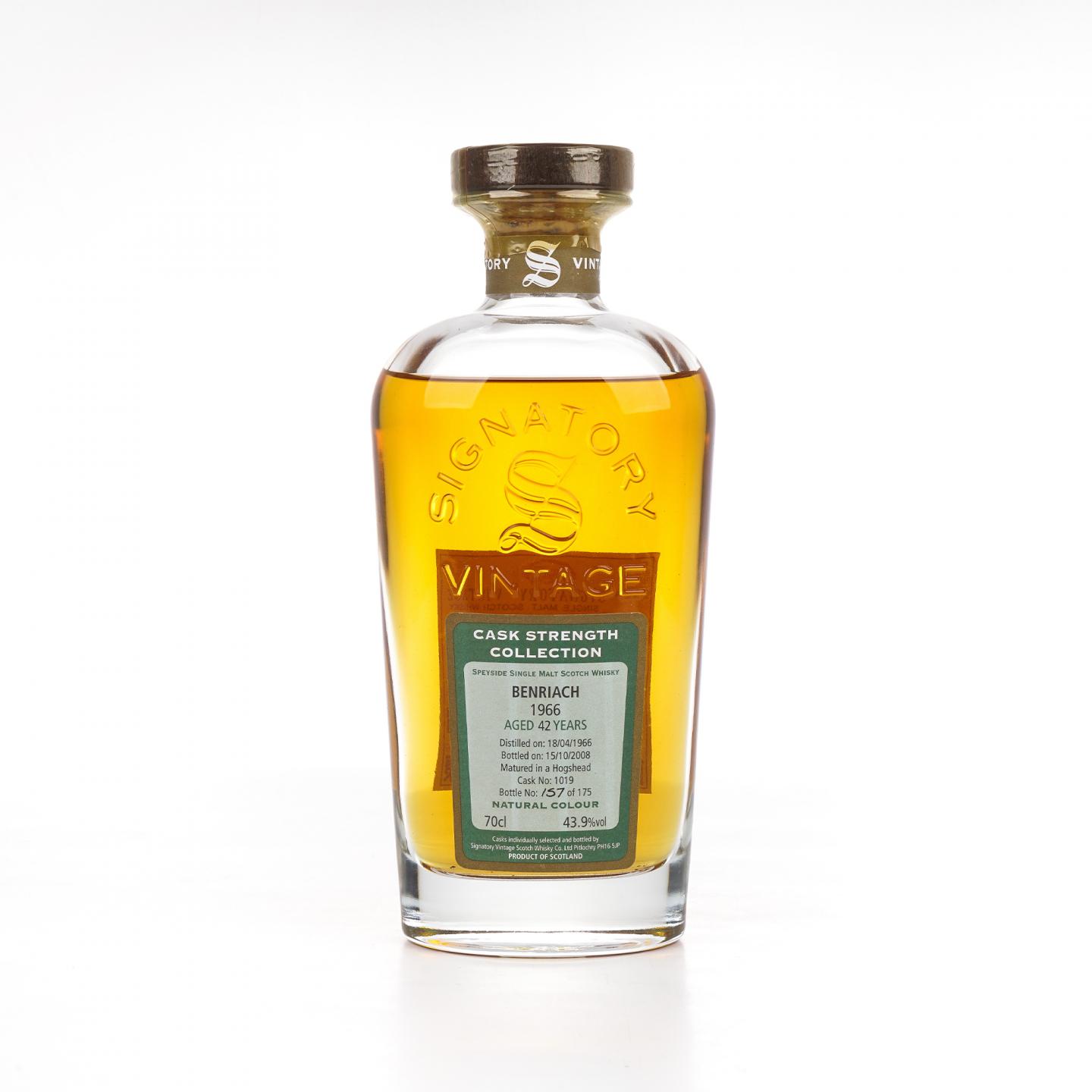 BenRiach 本利亚克 42年 1966-2008 SV 桶强