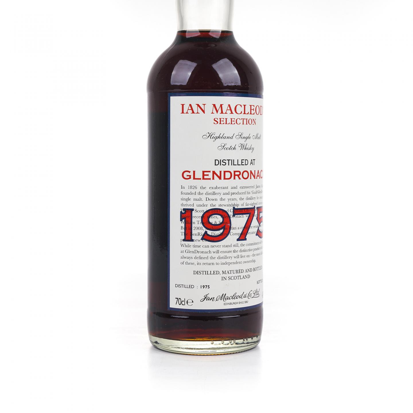 Glendronach 格兰多纳 1975-2009 Ian Macleod