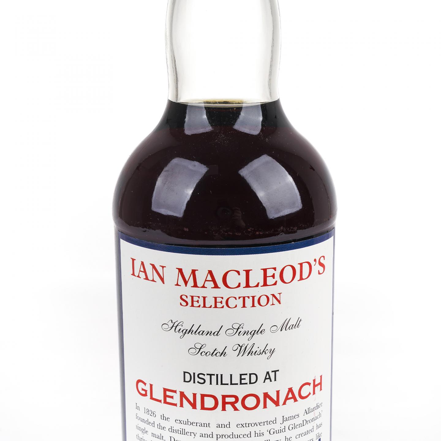 Glendronach 格兰多纳 1975-2009 Ian Macleod
