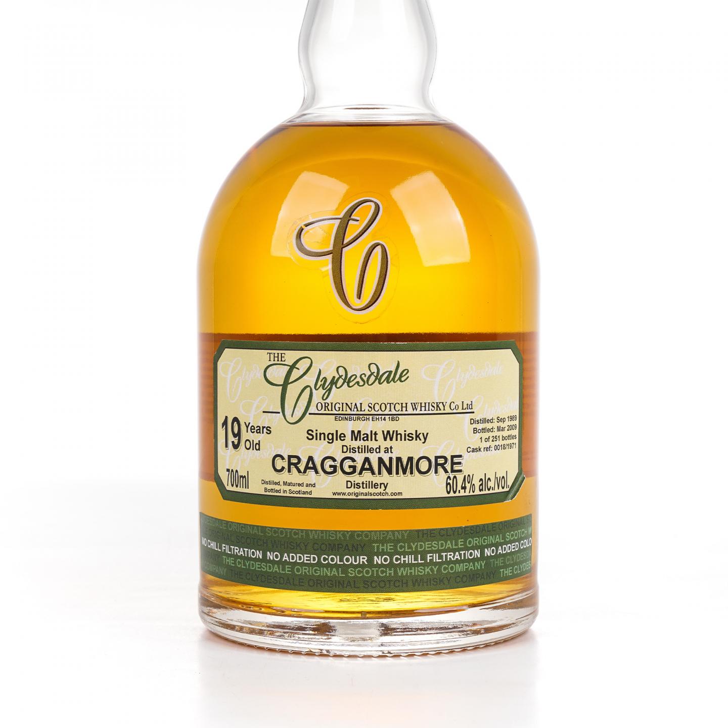 Cragganmore 克莱根摩 19年 1989-2009 TCO