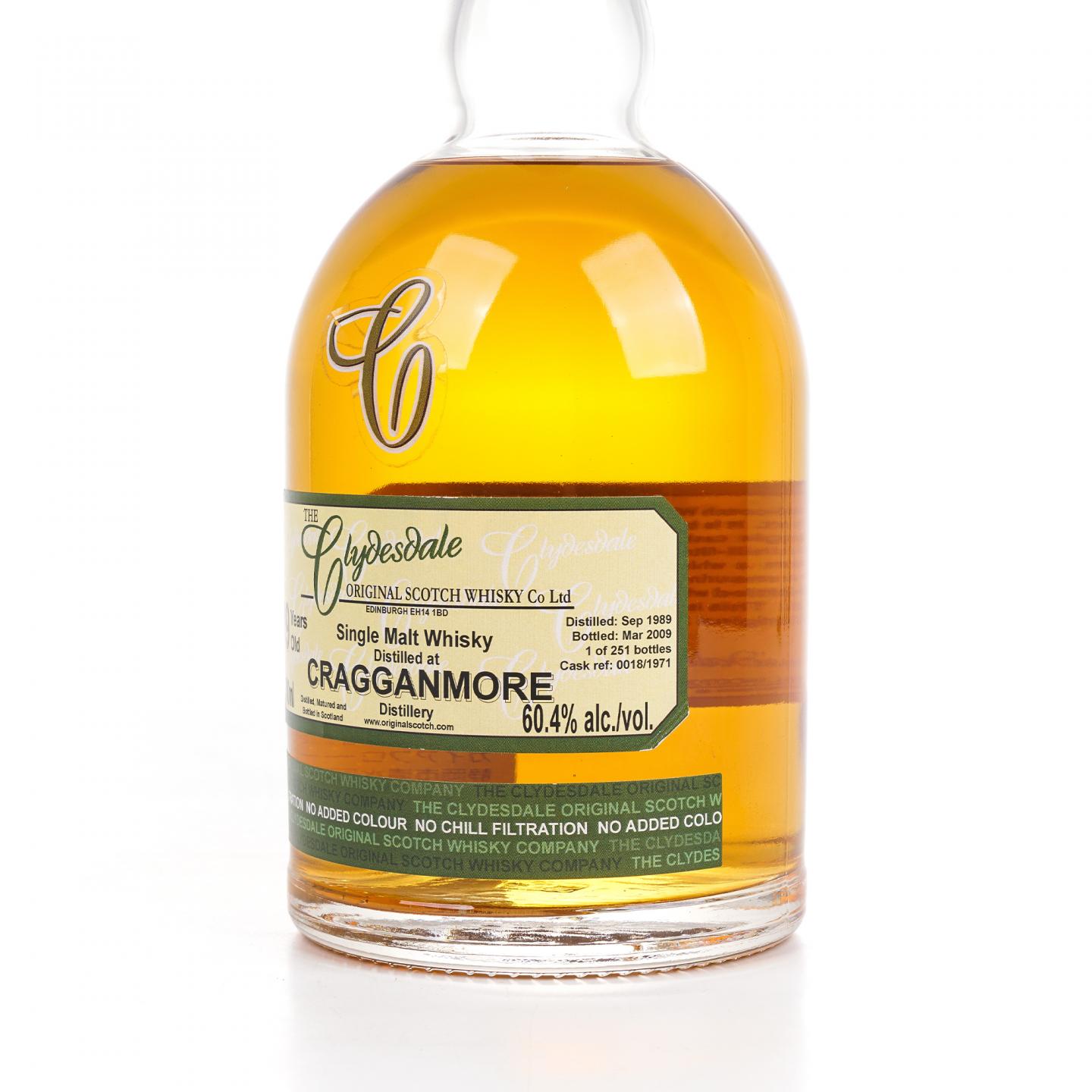 Cragganmore 克莱根摩 19年 1989-2009 TCO