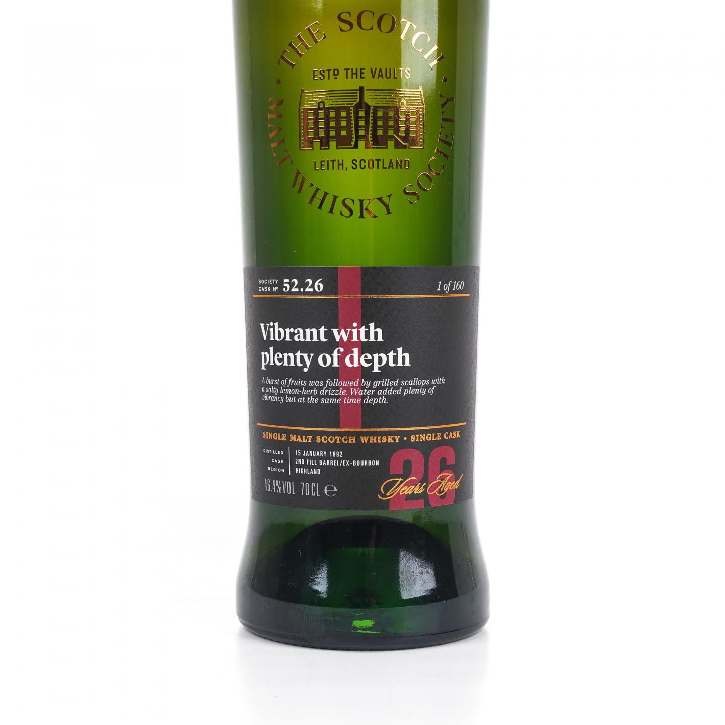 SMWS 52.26 老富特尼 26年 1992 