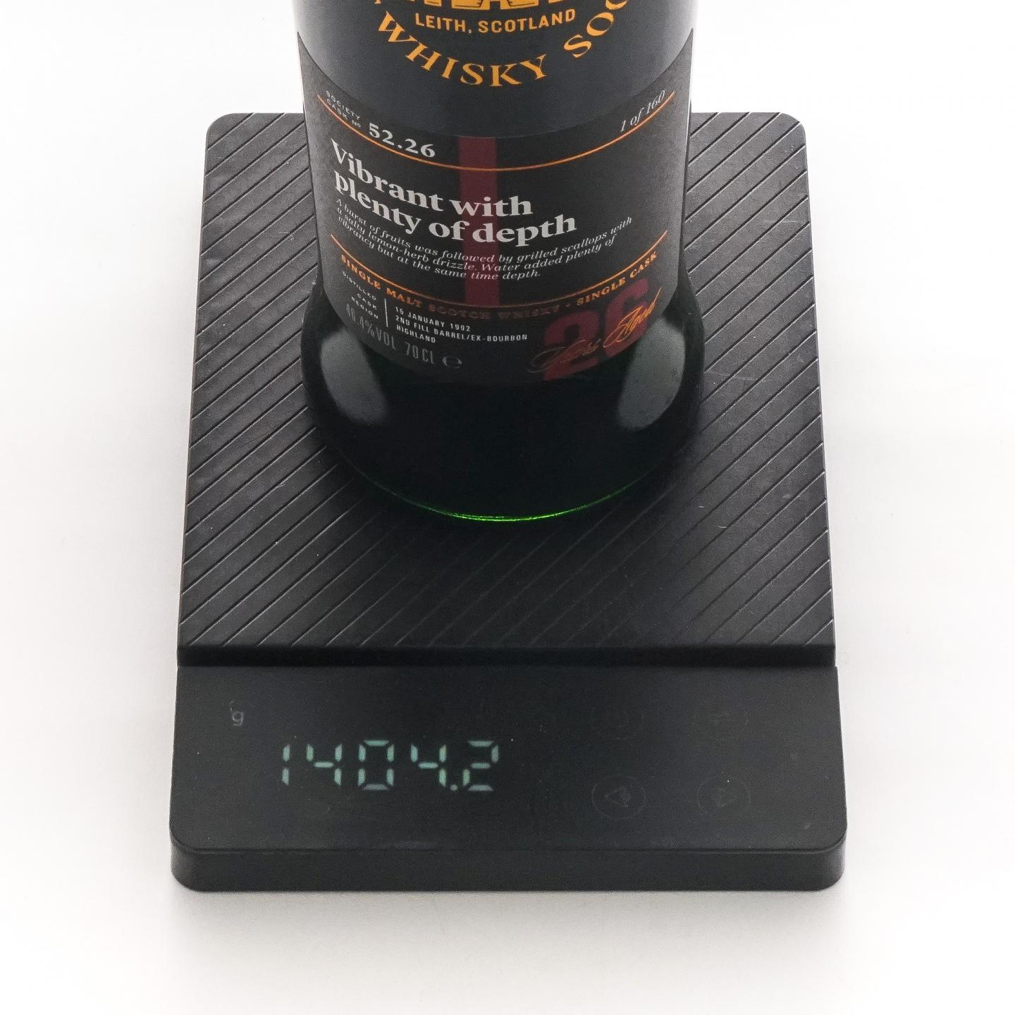 SMWS 52.26 老富特尼 26年 1992 