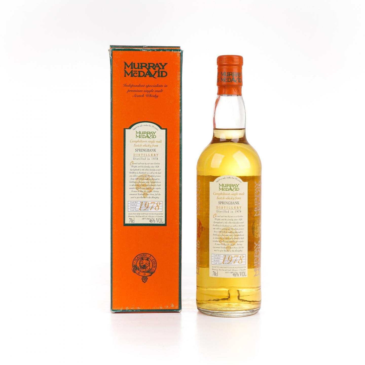 Springbank 云顶 19年 1978-1997 MM 波本桶