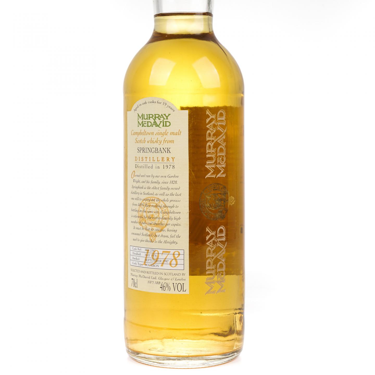 Springbank 云顶 19年 1978-1997 MM 波本桶