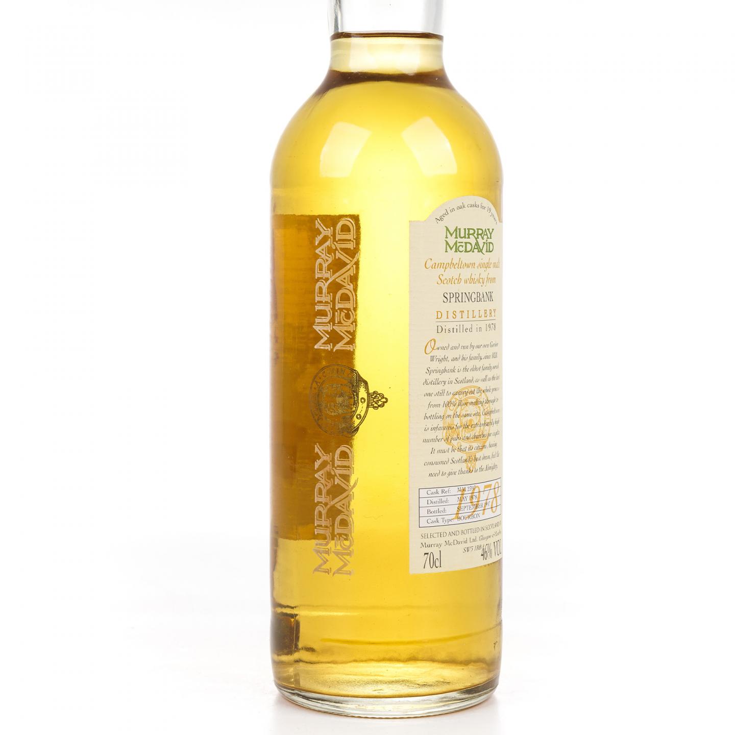 Springbank 云顶 19年 1978-1997 MM 波本桶