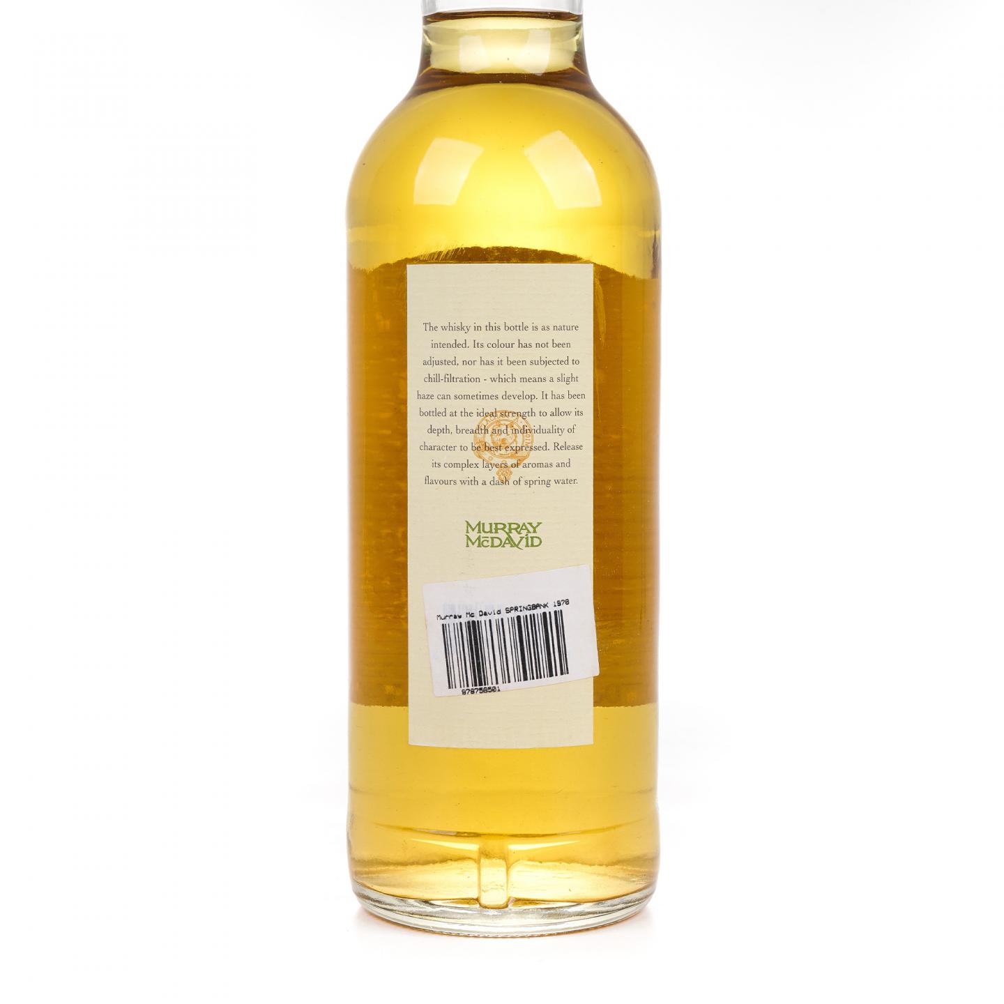 Springbank 云顶 19年 1978-1997 波本桶#MM 2397