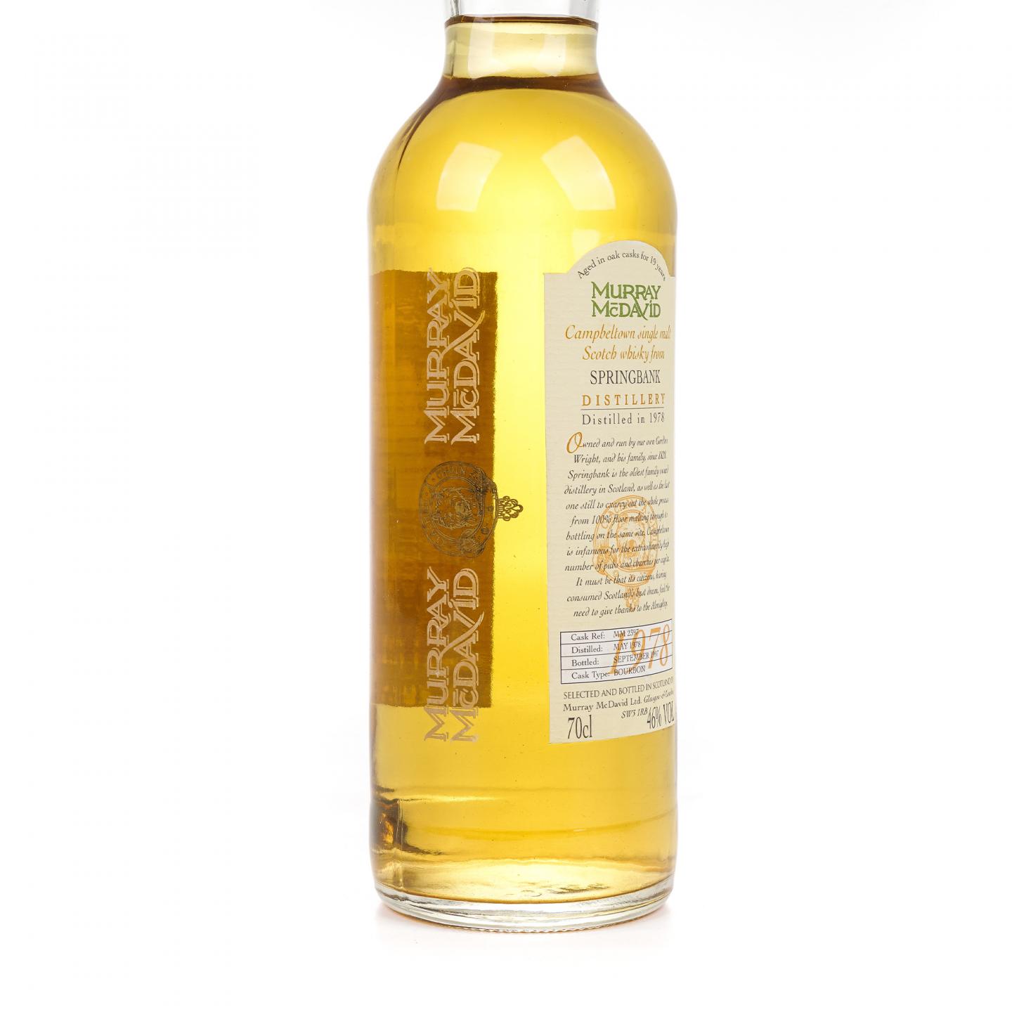 Springbank 云顶 19年 1978-1997 波本桶#MM 2397