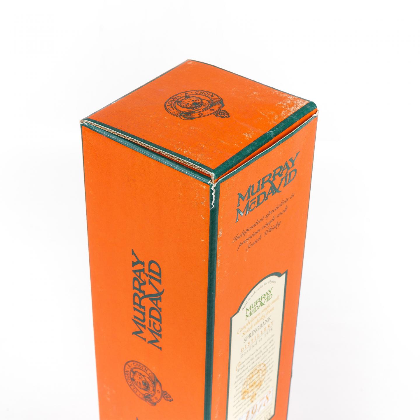 Springbank 云顶 19年 1978-1997 波本桶#MM 2397