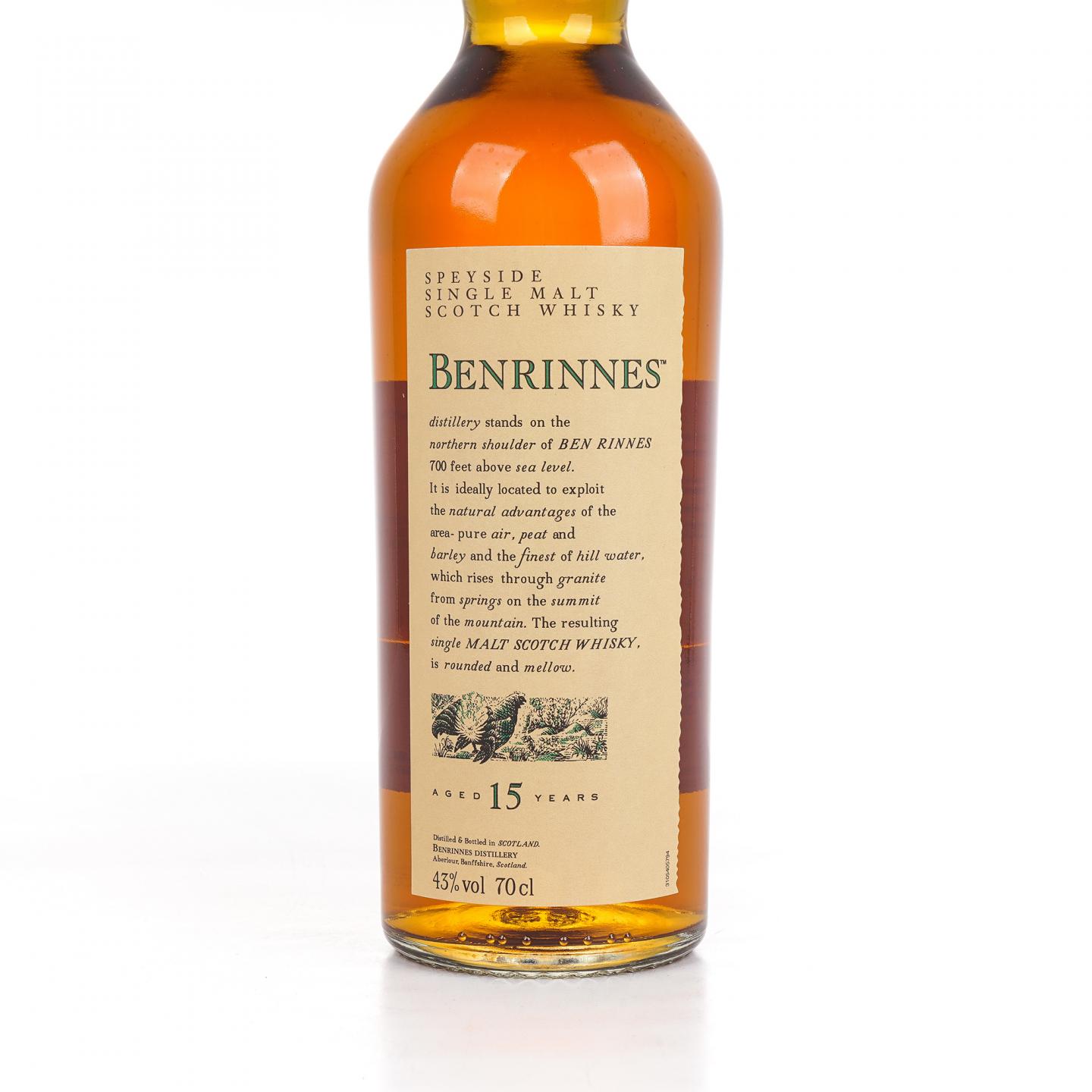 Benrinnes 本利林 15年 花鸟系列